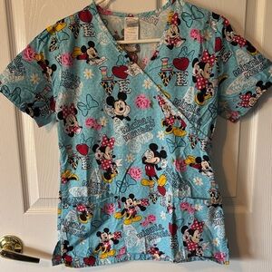 Disney Scrub Top